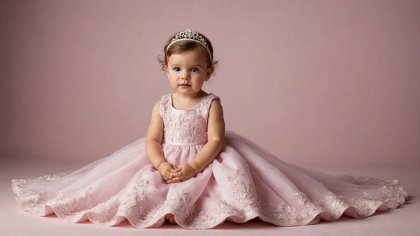 Quelle matière pour une robe de princesse bébé ?